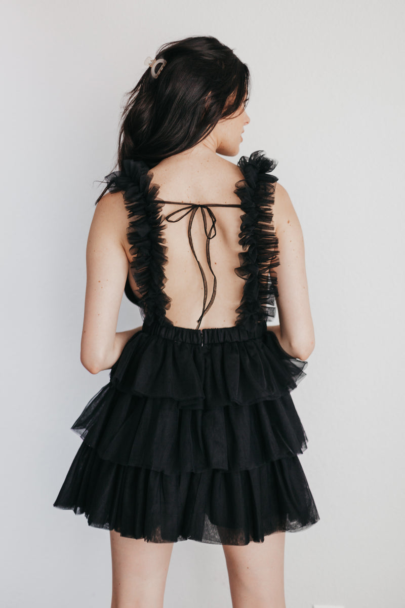 Jessica Tiered Tulle Mini Dress
